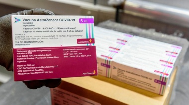 Llega a los 24 distritos una nueva partida de 900.200 dosis de Astrazeneca