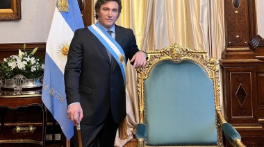 En su primer discurso, Milei defendió su plan de "shock" económico