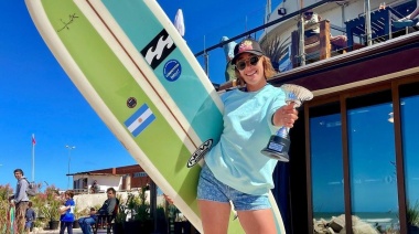 Evelyn Gontier se quedó con el bicampeonato argentino de longboard