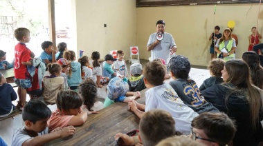 El municipio brindó una charla de educación vial para la colonia del Camping Miguel Lillo