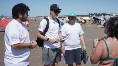 Los Cuidadores de Playa iniciaron su tercera temporada en la costa de Necochea