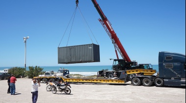 Colocan contenedores como refugios de guardavidas y se refuerza el servicio de playa