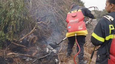 Se pudo contener el incendio y se mantiene una guardia de cenizas permanente