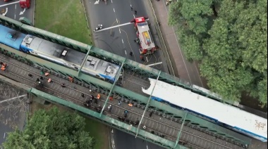 Choque de trenes en CABA: 60 pasajeros heridos, dos de ellos graves