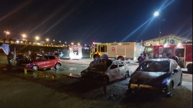 La barra brava de Aldosivi incendió los autos de los jugadores