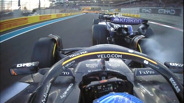 Franco Colapinto no puedo terminar su última carrera en Abu Dhabi