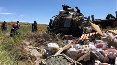 Un choque entre un camión y un auto dejó tres muertos en la Ruta 74