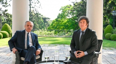 Alberto Fernández recibió a Milei en un encuentro "amable, respetuoso e institucional"