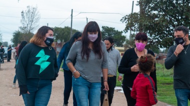Comienza la obra del Gobierno Nacional en el barrio Malvones