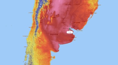 Hoy Argentina será el lugar mas cálido del Mundo