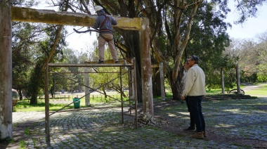 Con la recuperación de los pórticos, avanza la restauración de la zona de Museos