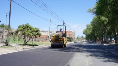 Se completó la colocación del asfalto en avenida 58 entre 81 y 91