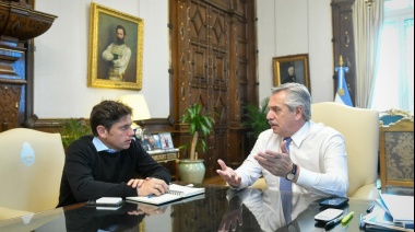 El Presidente se reunió con Kicillof por la licitación y construcción del Canal de Magdalena