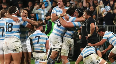 Los Pumas 7s derrotaron a los All Blacks como visitantes y se consagraron campeones
