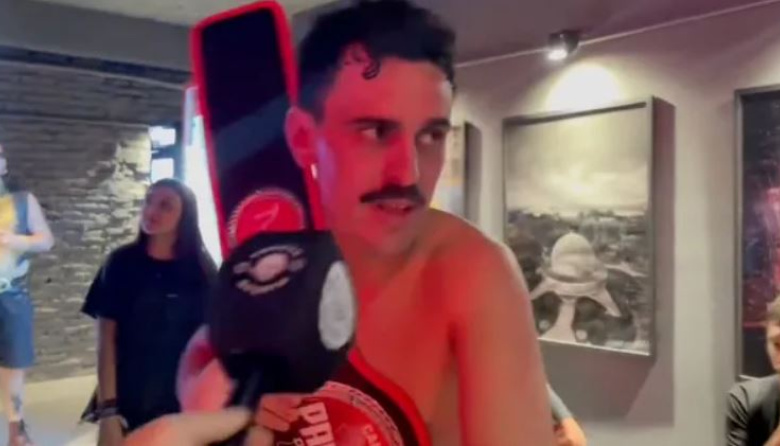 Picante festejo de Manu Jove tras noquear a Mariano Pérez en Párense de Manos: "Para Carajo con el cu..."