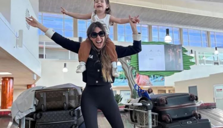 Barby Franco salió al cruce por las críticas de una usuaria al uso del chupete de su hija