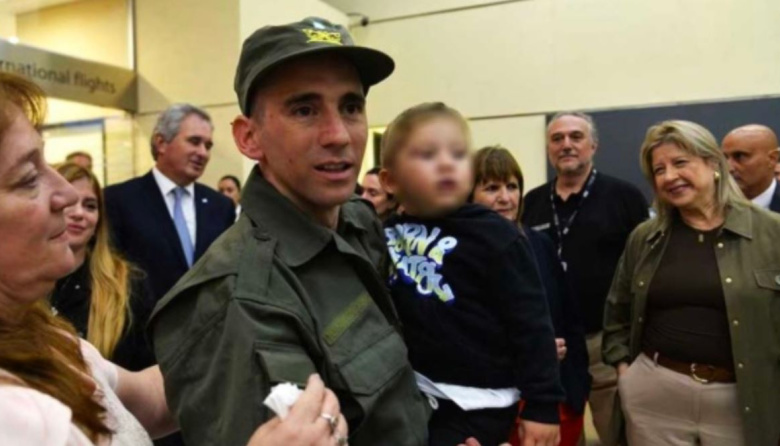 Así fue el reencuentro del gendarme Nahuel Gallo con su familia tras 15 meses cautivo