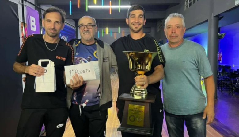 Un necochense campeón: Gonzalo Siciliano se consagró en un nacional por parejas