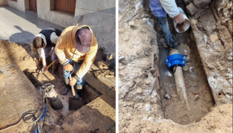 Intenso operativo de Obras Sanitarias: más de 200 reclamos resueltos y obras en distintos puntos del distrito