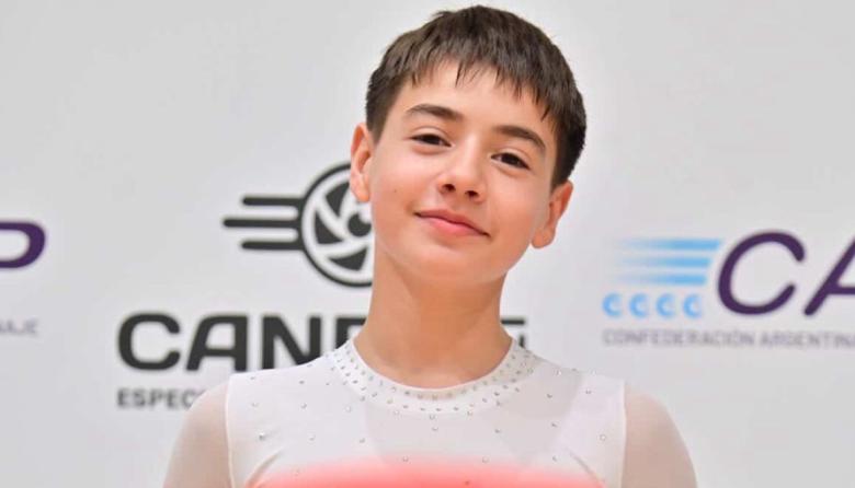 Orgullo necochense: Santiago Alen Alonso se consagró campeón nacional de patinaje artístico