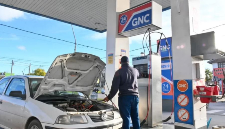 GNC: fuerte aumento en las estaciones locales