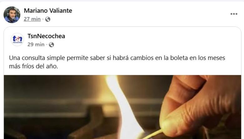 “Te avisan que vas a pagar más gas y lo publican como si nada”: fuerte repudio al accionar de Mariano Valiante tras el avance contra Zona Fría
