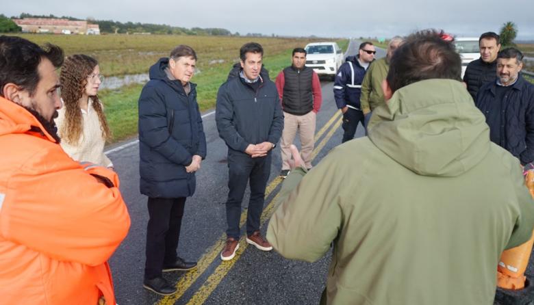 El Intendente se reunió con su par de San Cayetano y Vialidad para acelerar soluciones en la Ruta 228