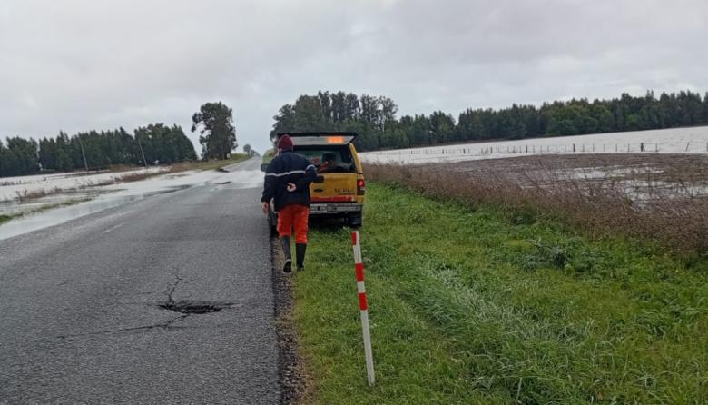Defensa Civil actualizó el estado de las rutas tras el temporal: la 228 sigue cortada