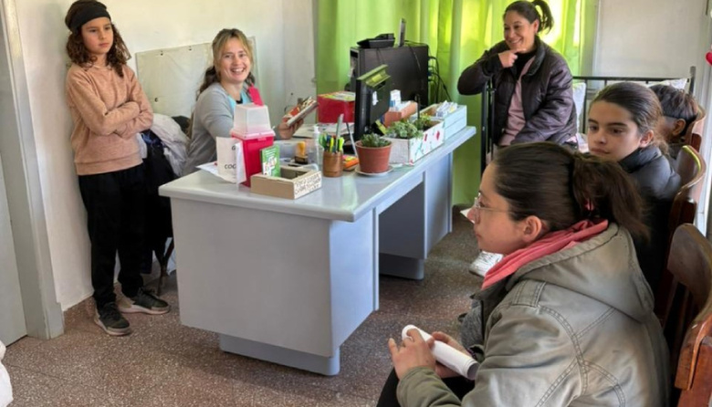 Controles integrales de salud escolar en Santamarina
