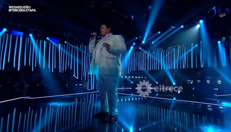 Leonel Carli representó a Necochea en la primera gala de la tercera etapa de Es Mi Sueño