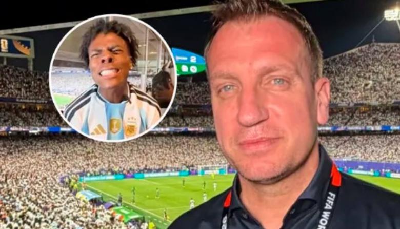 Maxi López se enfrentó con Speed en la previa del partido contra Inglaterra