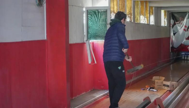 Robo en el bowling del Club Huracán