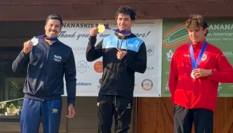 “Emocionado de haber defendido el título”: Trípano celebra su nueva coronación en el Panamericano de canotaje