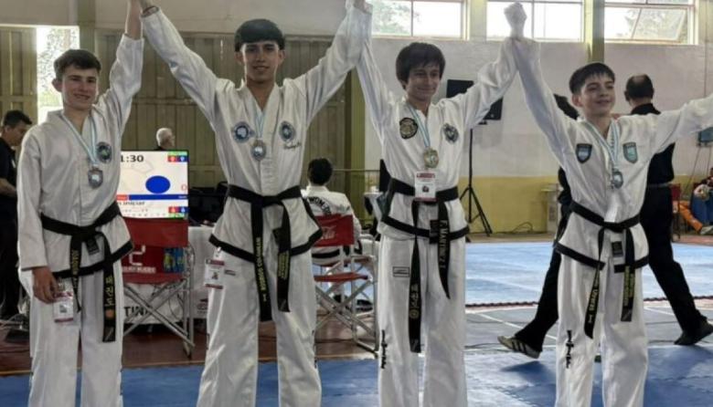 Excelenteactuación de taekwondistas necochenses en la ATT de Calamuchita