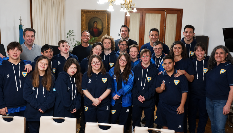 La Selección Argentina de natación para personas con síndrome de Down se prepara en Necochea