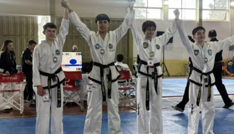 Muy buena actuación de taekwondistas necochenses en el ATT de Calamuchita