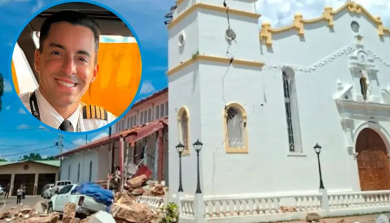 “Estamos bien, Dios es grande”: el mensaje del piloto necochense que vive en Panamá tras el terremoto