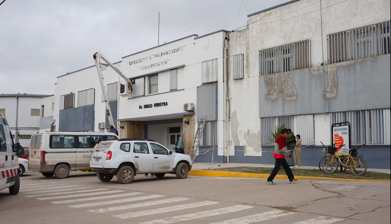 Se realizaron trabajos de pintura, mantenimiento y reparaciones estructurales en el Hospital Ferreyra
