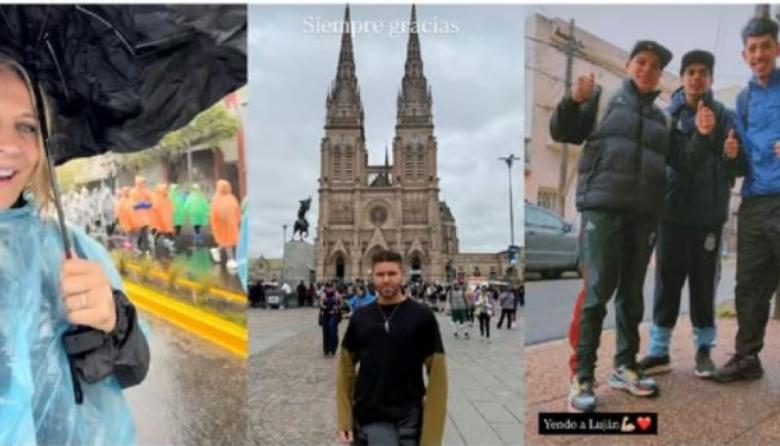 Los famosos que se sumaron a la Peregrinación a Luján y compartieron su experiencia de fe