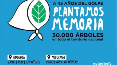 El Evita se suma a las actividades de "Plantamos Memoria"