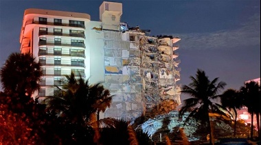 Hay cuatro argentinos desparecidos por el derrumbe de un edificio en Miami