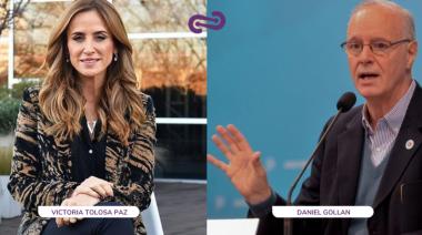 Victoria Tolosa Paz y Daniel Gollan serian los candidatos del Frente de Todos en la Provincia