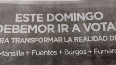 "Debe morir a votar", la desopilante publicidad de Juntos en 25 de mayo