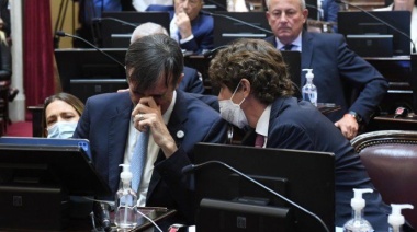 Emotiva despedida de Bullrich en el Senado: "Renuncio a mi banca con profunda tristeza"