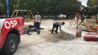 La remodelación de la Plaza Dardo Rocha gana en visibilidad y le suma color con los nuevos juegos