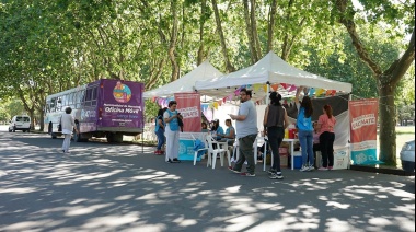 Hasta la noche de este sábado, "Festival de las vacunas" en la Plaza Dardo Rocha