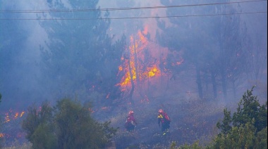 La Resistencia Ancestral Mapuche se adjudicó un incendio que arrasa con El Hoyo