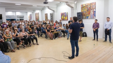 Rojas apostó al compromiso de los vecinos para hacer "lo que nunca nadie hizo en el distrito"