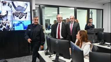 El presidente Alberto Fernández lanzó el sistema de monitoreo "911 Federal"