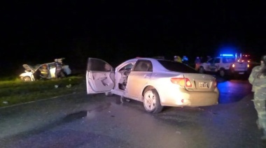 Tragedia en la Ruta 228: dos muertos y cinco heridos por un choque frontal